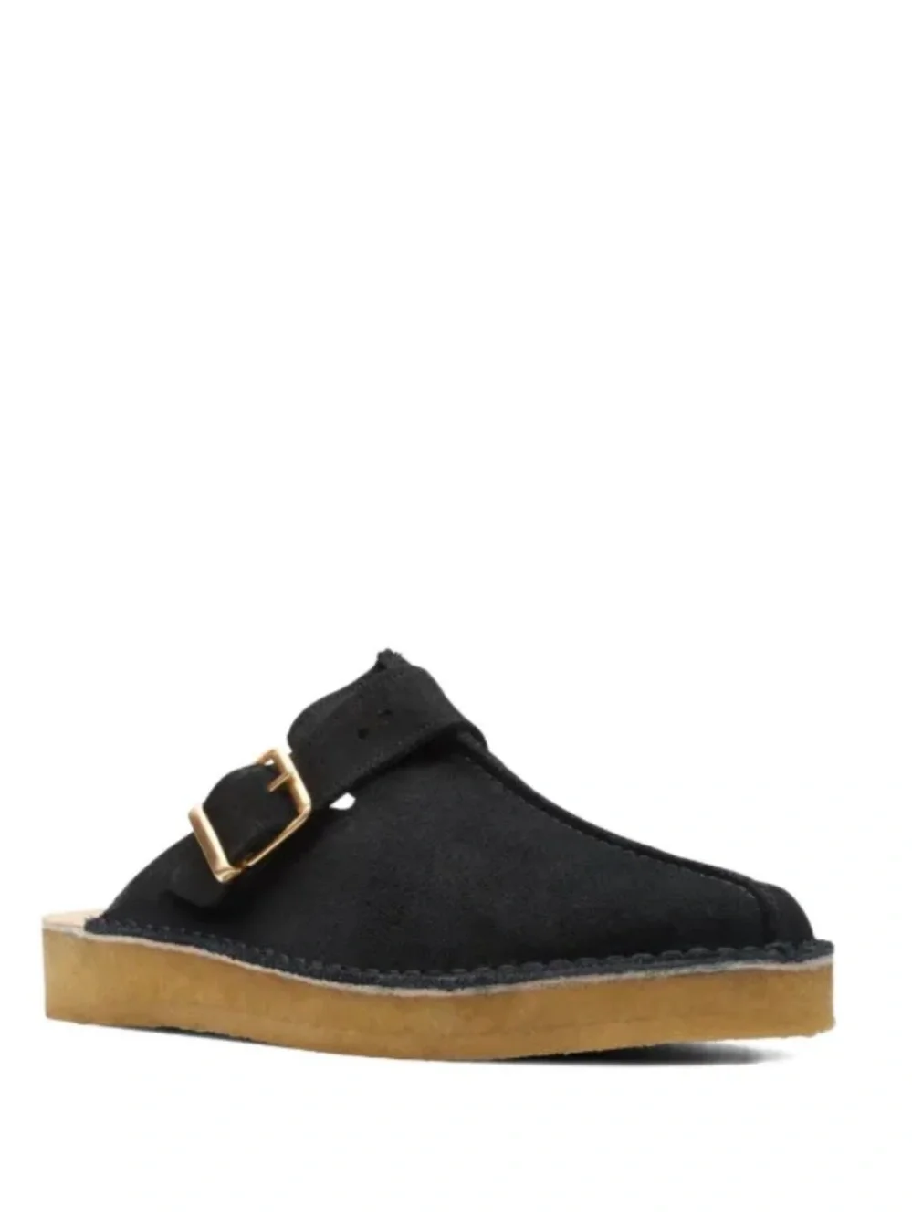 Clarks Originals Trek Mule Black Suede
